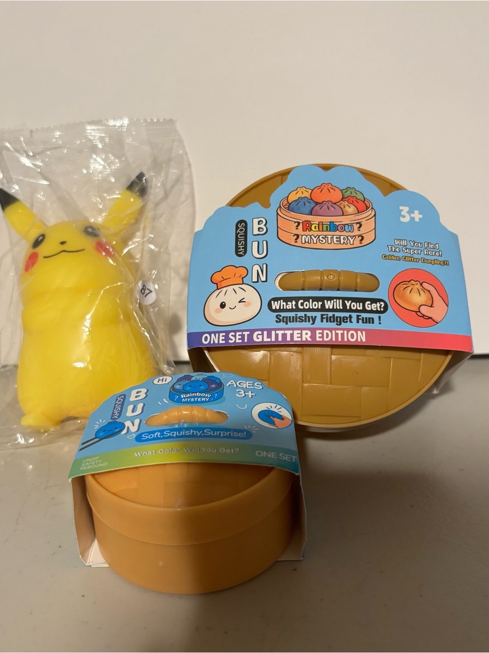3 lot squishys kids-adults. New Pokémon& two dumplings - Picture 2 of 5